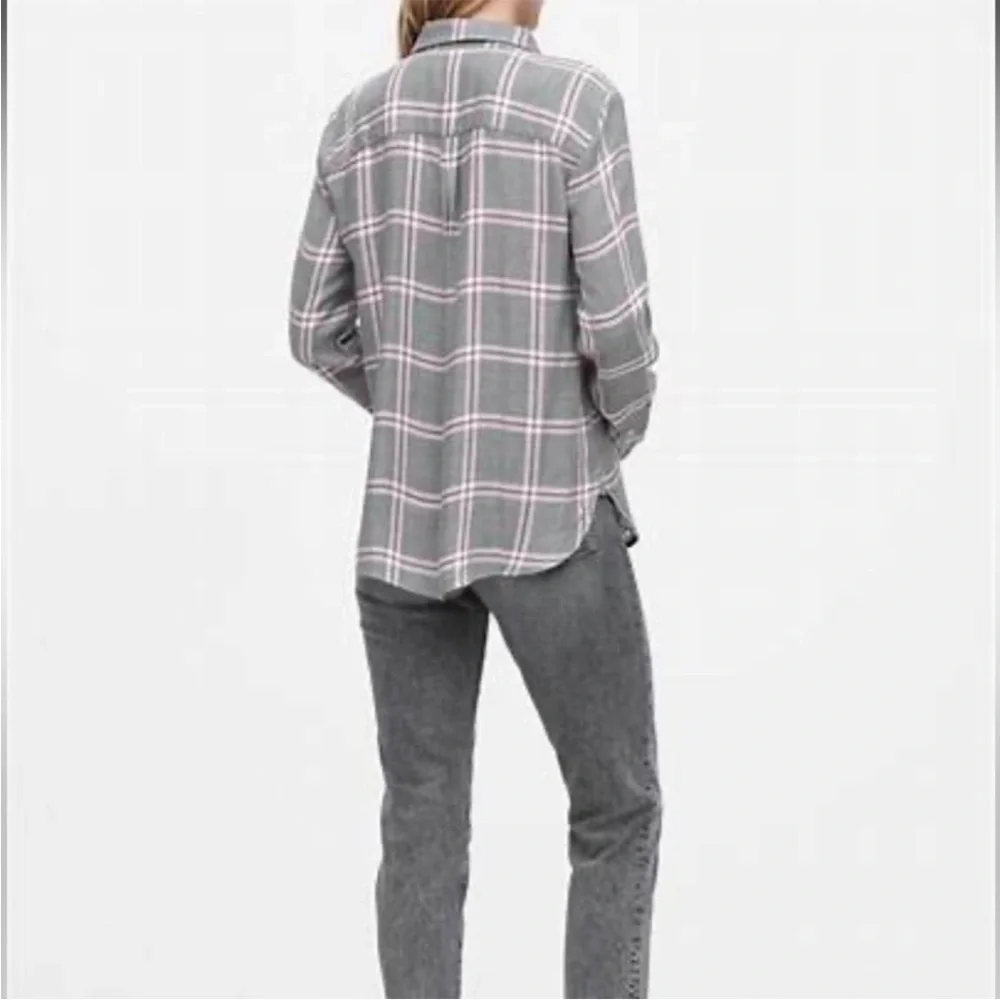 NWOT Banana Republic Dillion Classic Fit Flannel Shirt XS - Picture 2 of 11